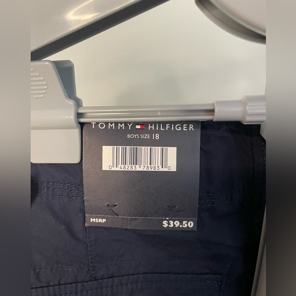 NWT‎ Tommy Hilfiger Blue shorts boys size 18 - Picture 6 of 6